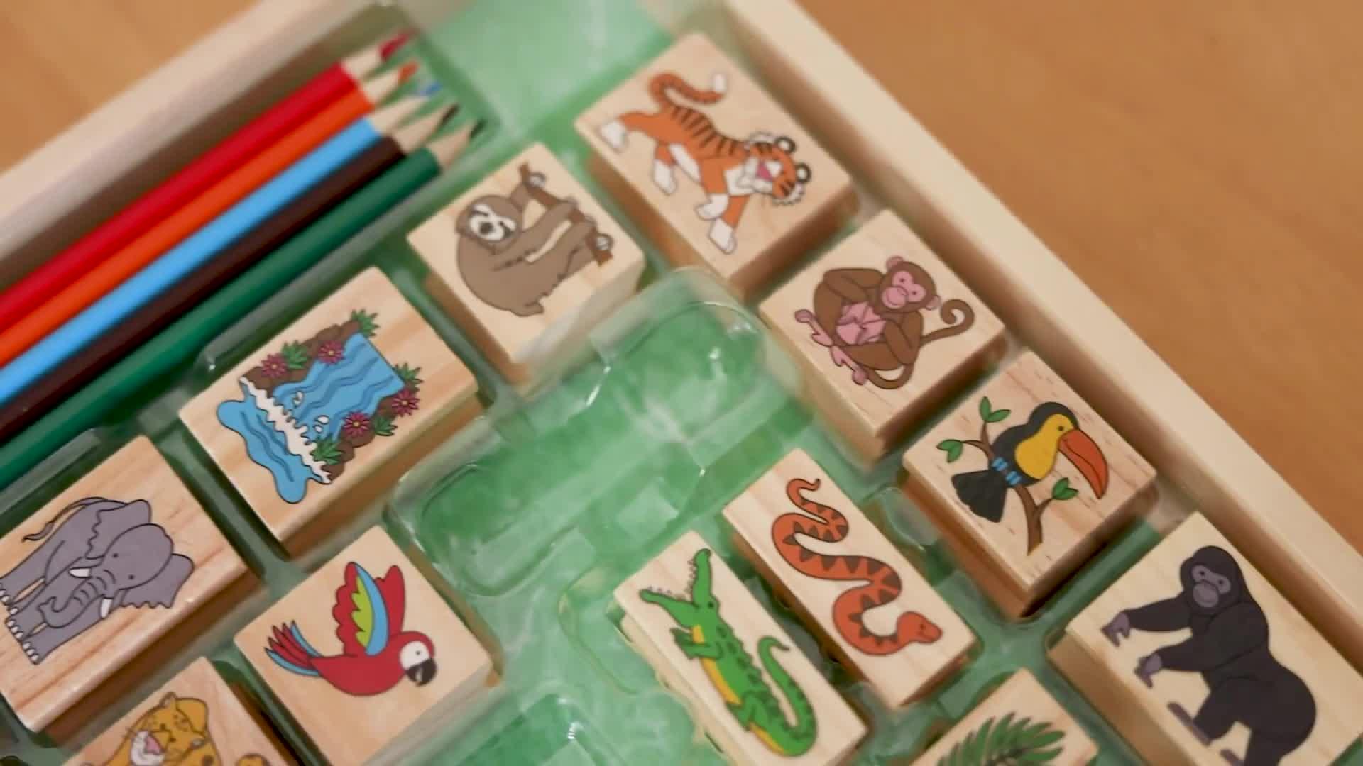 Video of melissa-doug-stamp-a-scene--nbsprain-forest