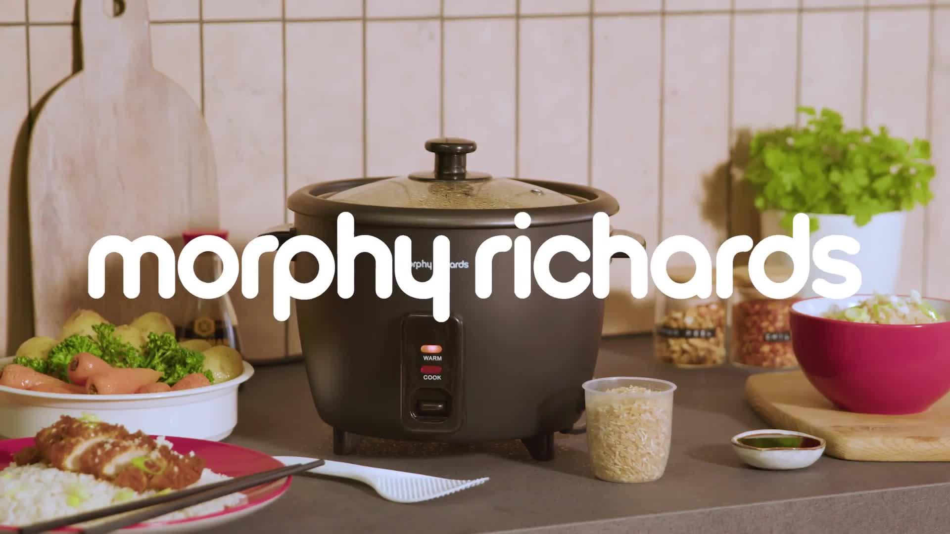 Image thumbnail 7 of 7 of Morphy Richards 8 Cups 1.5L Rice Cooker- Black
