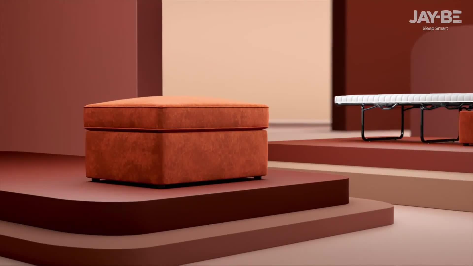 Image thumbnail 8 of 8 of Jaybe Footstool Sofabed