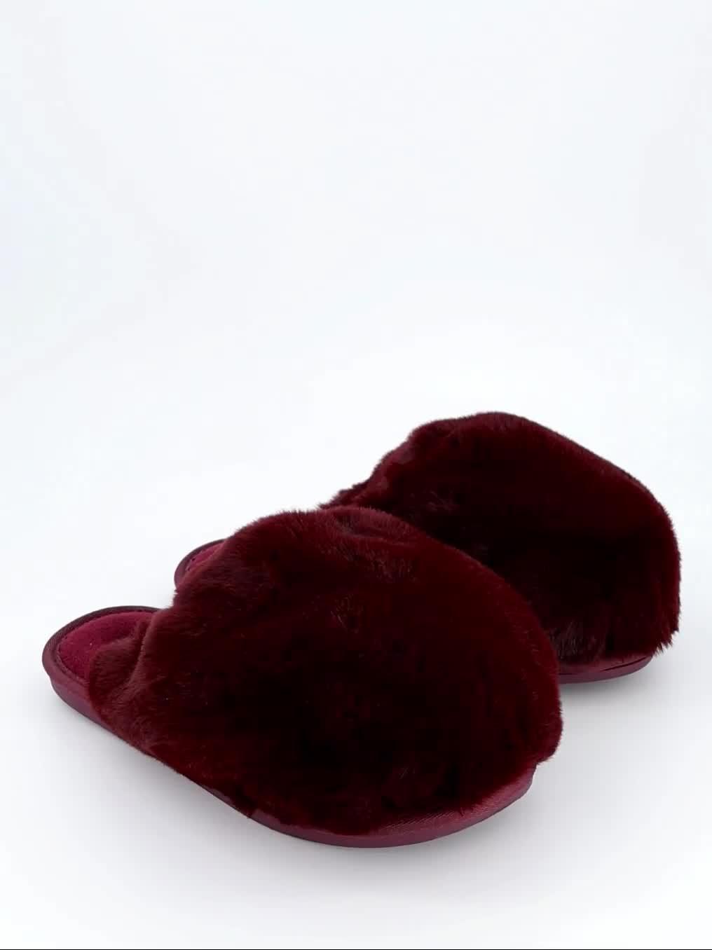 Image thumbnail 7 of 7 of FREE PEOPLE Snowball Slipper - Dark Red