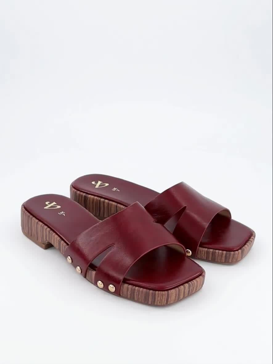 Image thumbnail 7 of 7 of The Very Collection Clog Slider - Red
