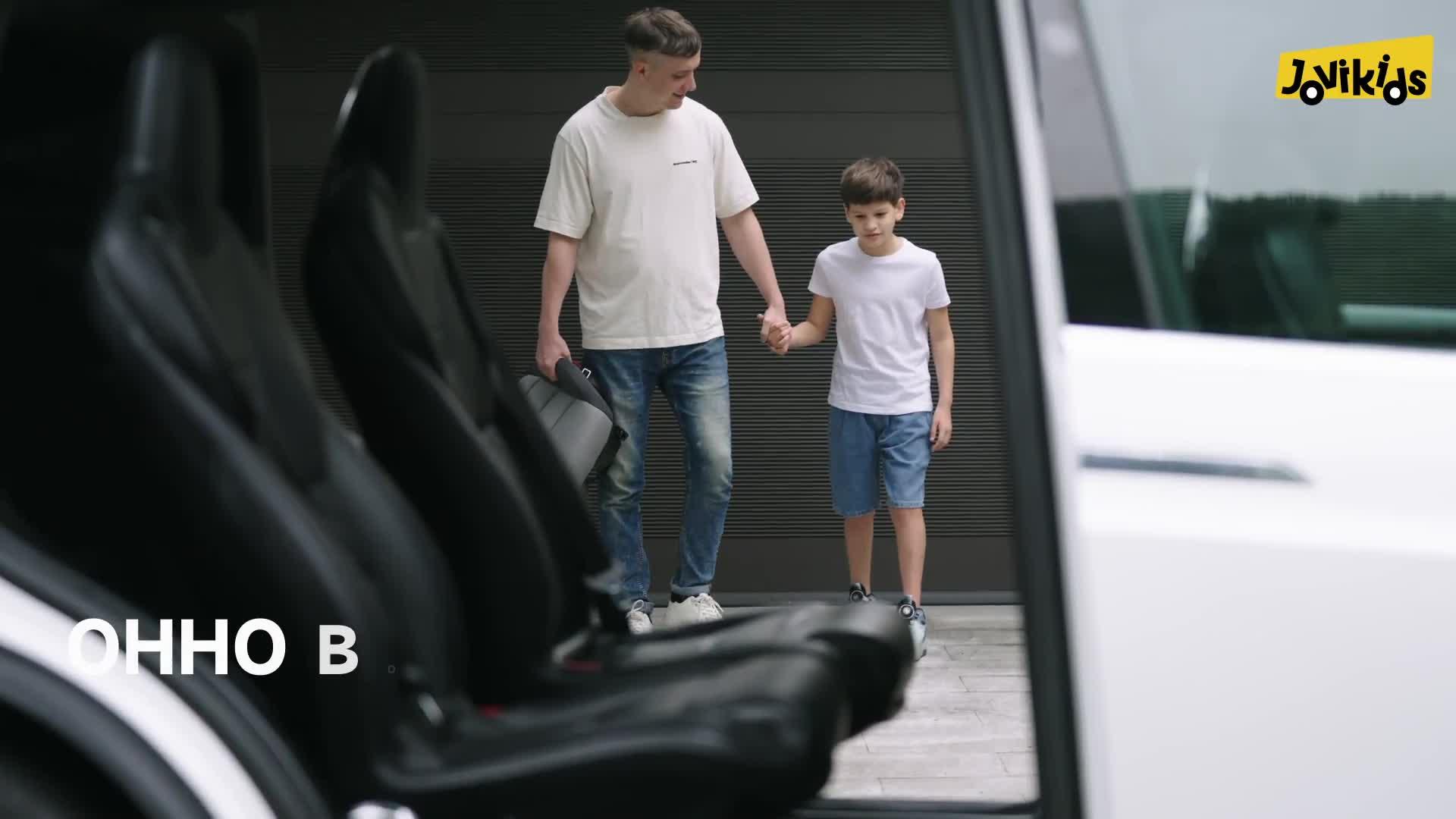 Video of jovikids-ohho-isofix-booster-car-seat-green