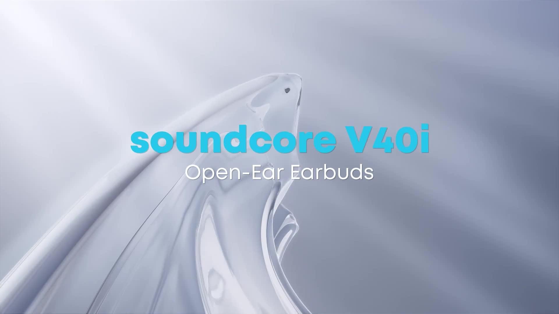 Image thumbnail 8 of 8 of Soundcore V40i Wireless Adjustable Open-Ear Earbuds&nbsp;- White