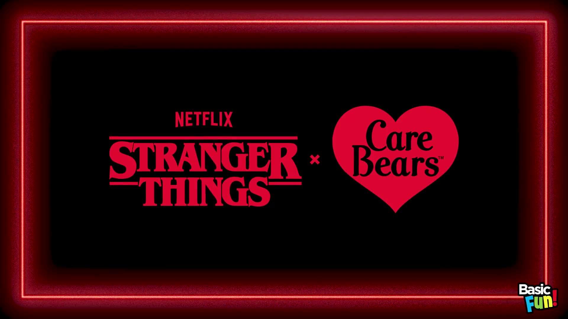 Image thumbnail 8 of 8 of Care Bears Stranger Things Cheer Bear as Eleven (22cm Plush)