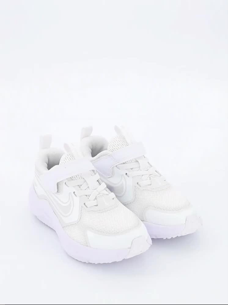 Video of nike-little-kids-cosmic-runner-trainers-white