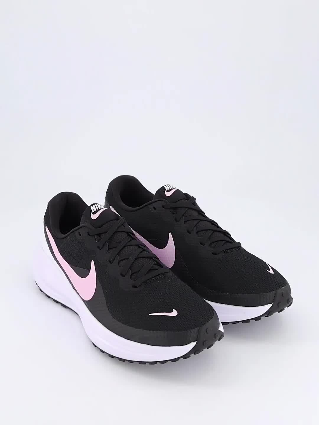 Video of nike-womens-running-revolution-8-trainers-black