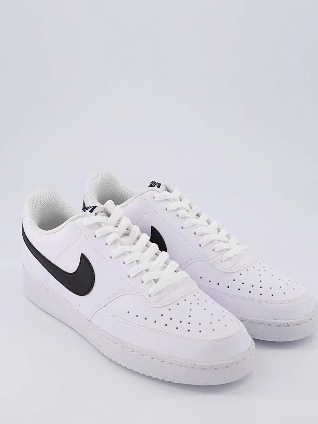 Image thumbnail 8 of 8 of Nike Men's Court Vision Low Next Nature Trainers - White
