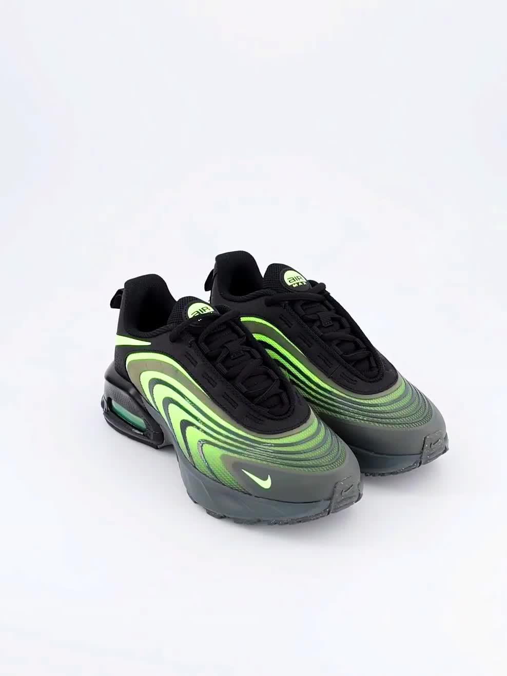 Video of nike-big-kids-air-max-fire-trainers-black