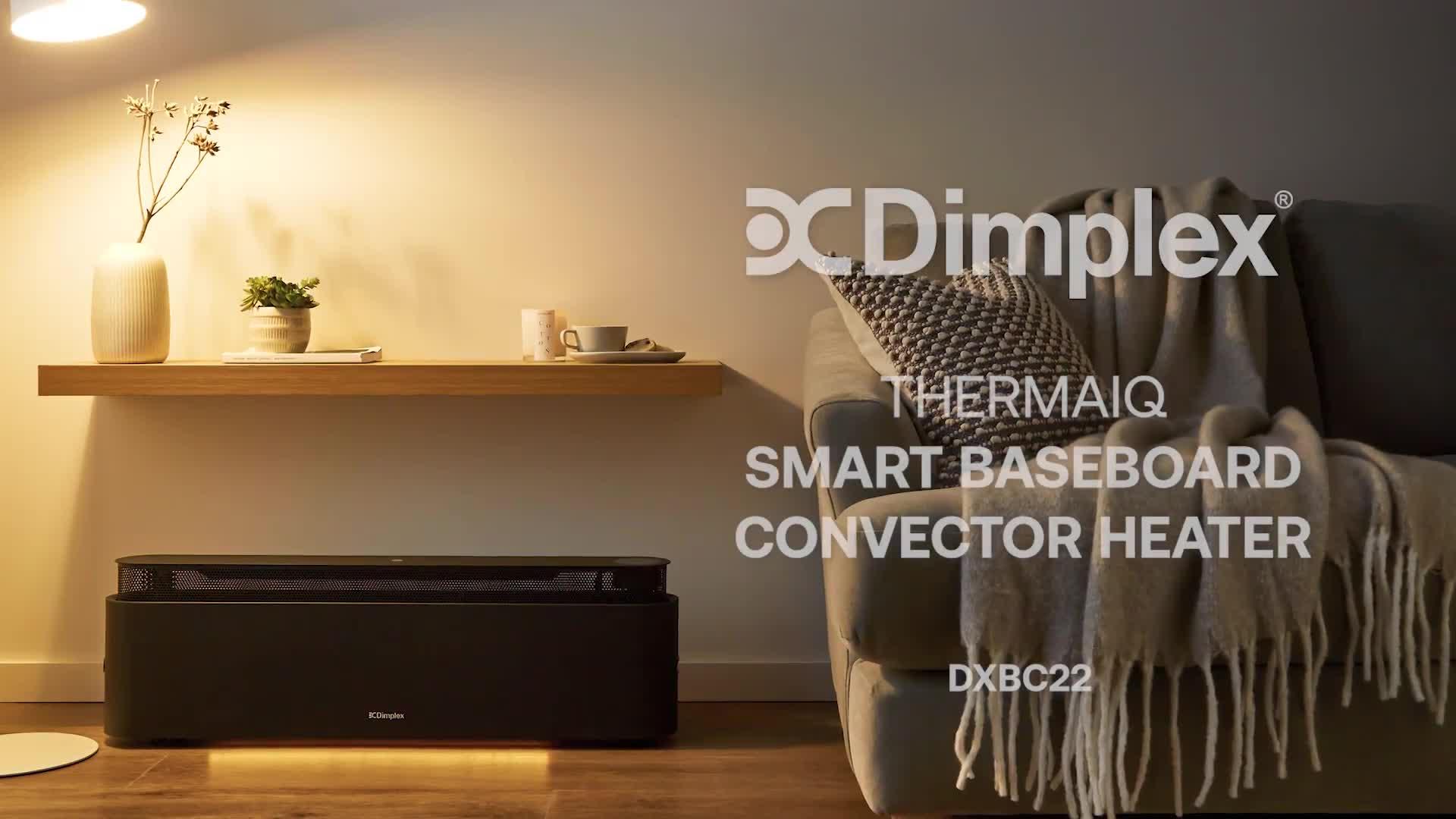 Video of dimplex-dxbc22-thermaiq-smart-wifi-baseboard-convector-heater-black