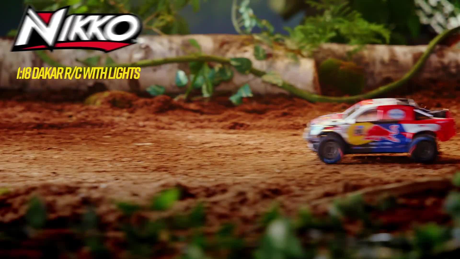 Video of nikko-toys-dakar-night-mode-toyota-gazoo-racing-al-attiah-rc