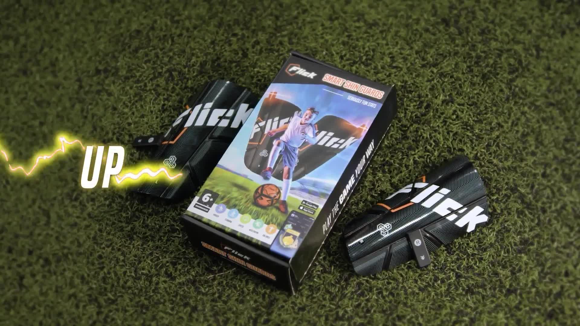 Video of football-flick-smart-shin-guards