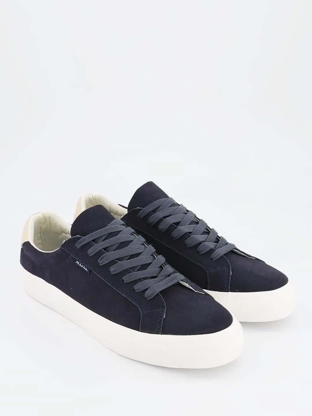 Image thumbnail 7 of 7 of PS PAUL SMITH Amos Suede Trainers - Navy