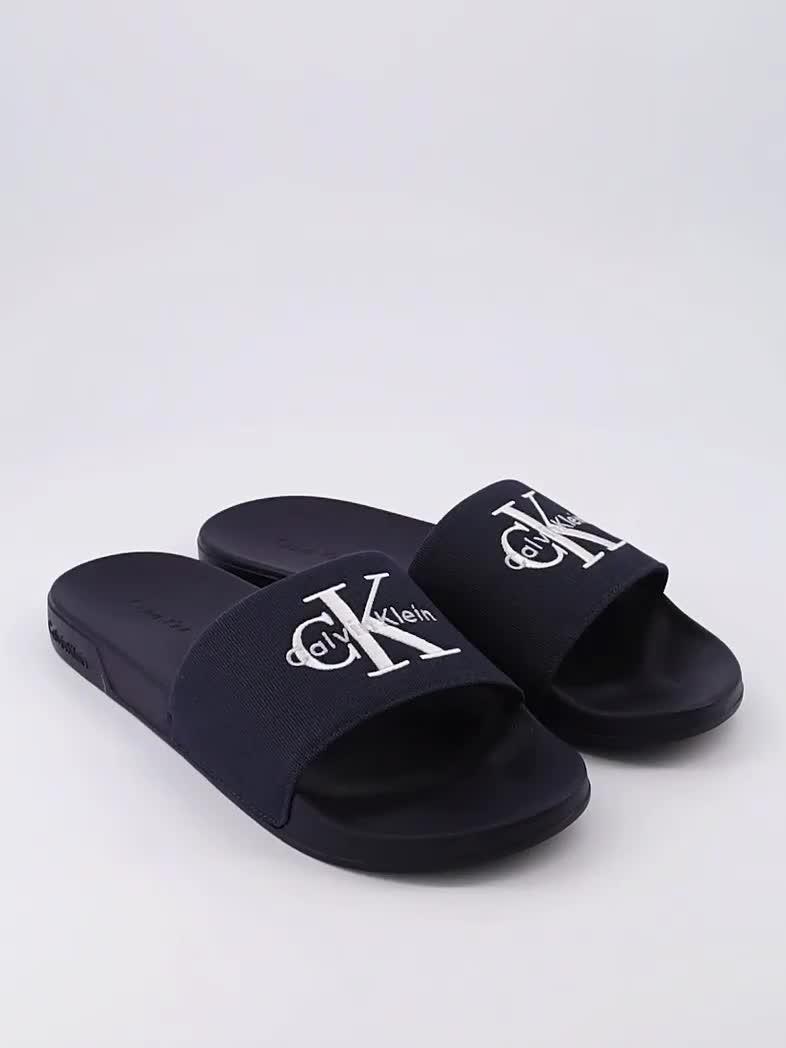 Image thumbnail 7 of 7 of Calvin Klein Essential Signature Logo Slider - Navy