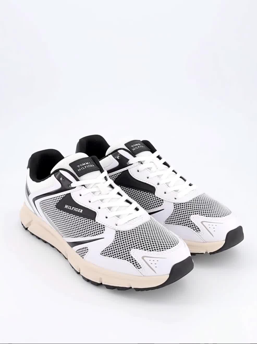 Video of tommy-hilfiger-yukon-mix-trainer-black