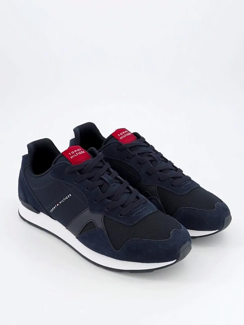 Video of tommy-hilfiger-maxlite-mix-trainer-navy
