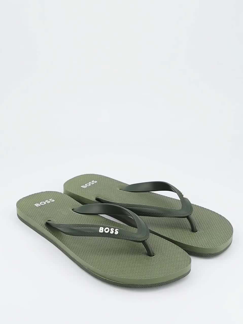 Image thumbnail 7 of 7 of BOSS Tracy Flip Flop - Green