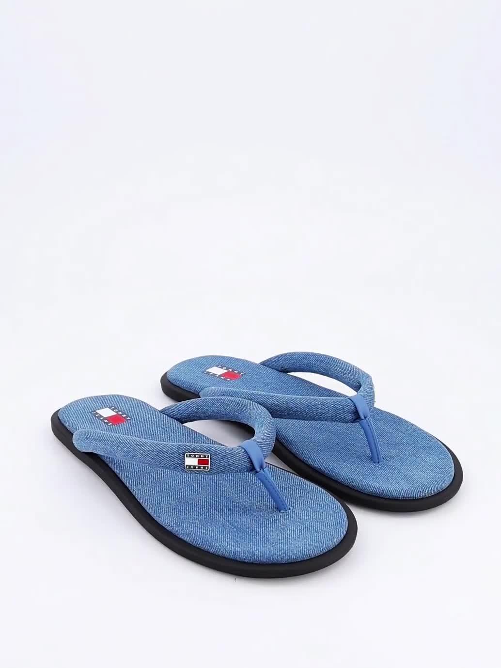 Image thumbnail 7 of 7 of Tommy Jeans Tjw Padded Denim Casual Slide - Blue