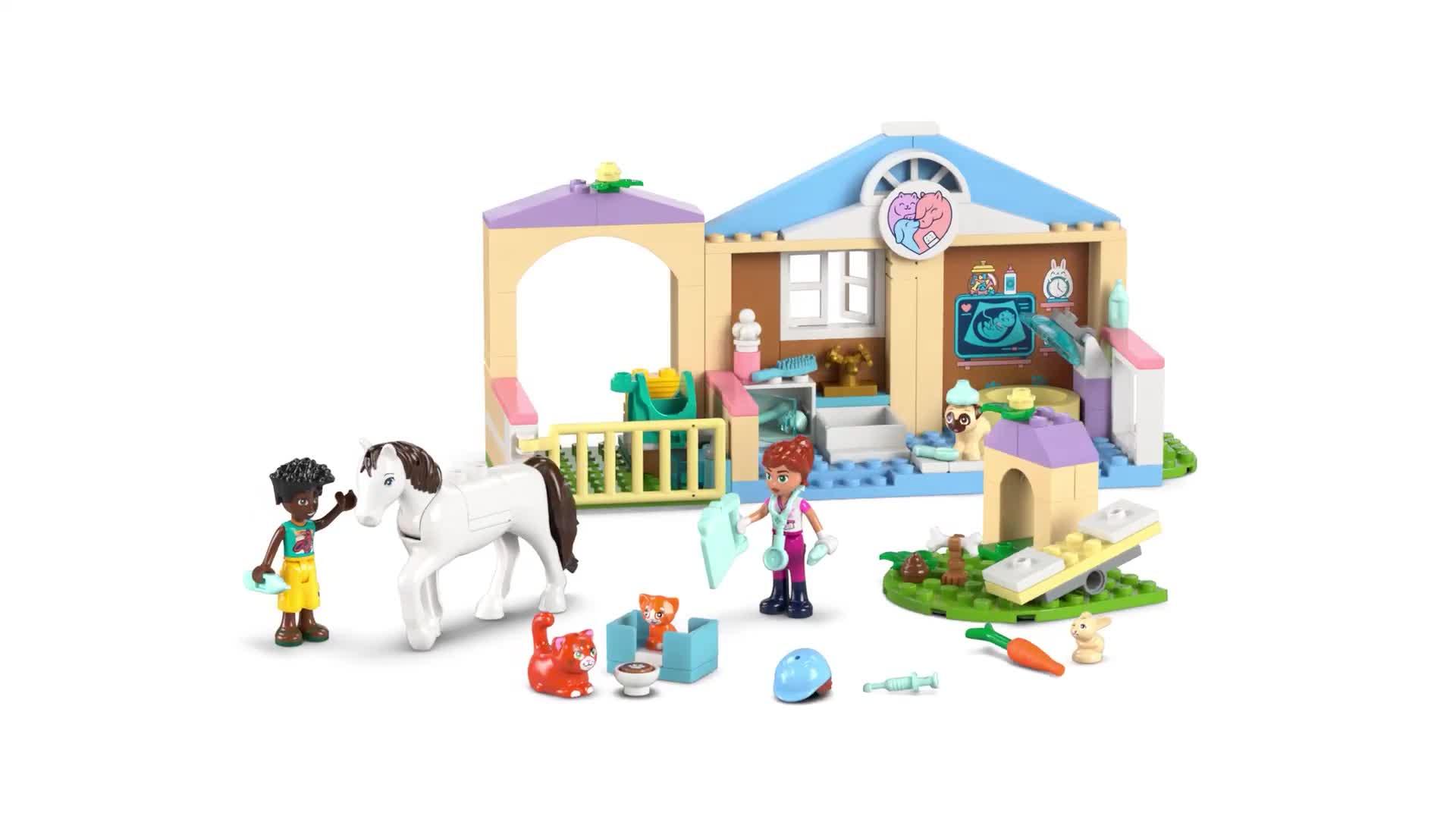 Image thumbnail 3 of 3 of LEGO Friends Animal Vet Clinic Toy Playset (42696)