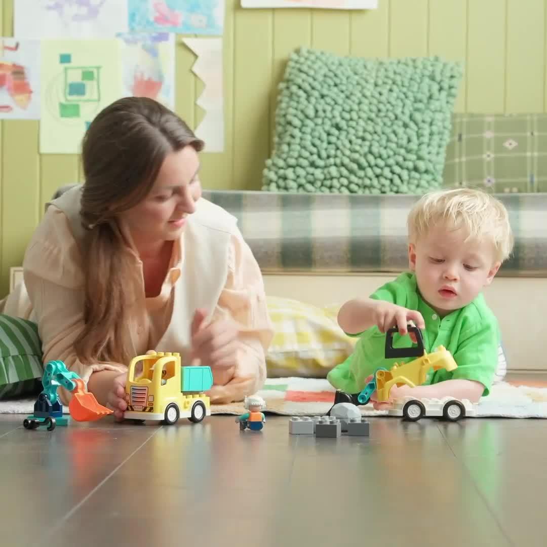 Image thumbnail 8 of 8 of LEGO Duplo 3 in 1 Construction Vehicles Building Toy 10475