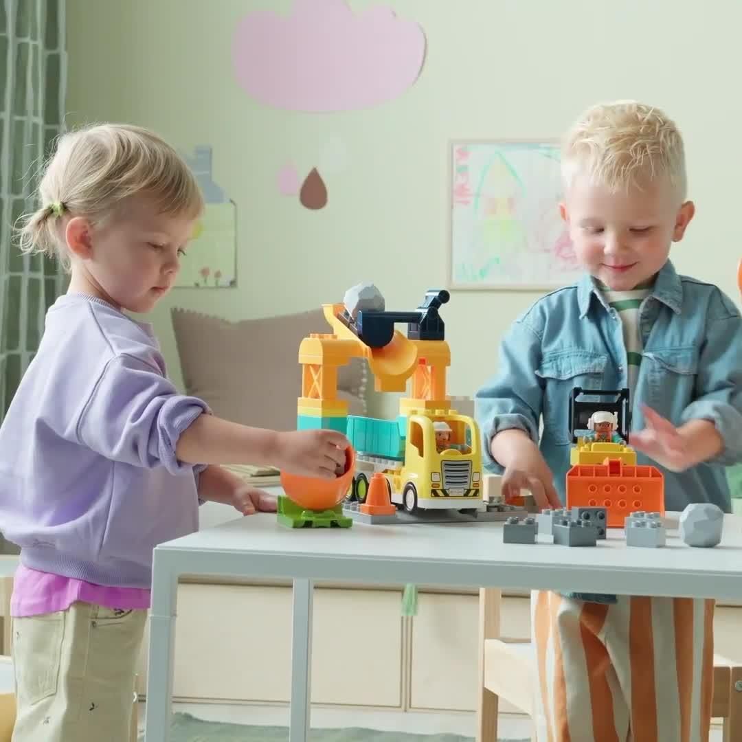 Image thumbnail 8 of 8 of LEGO Duplo 3 in 1 Construction Site and Vehicles