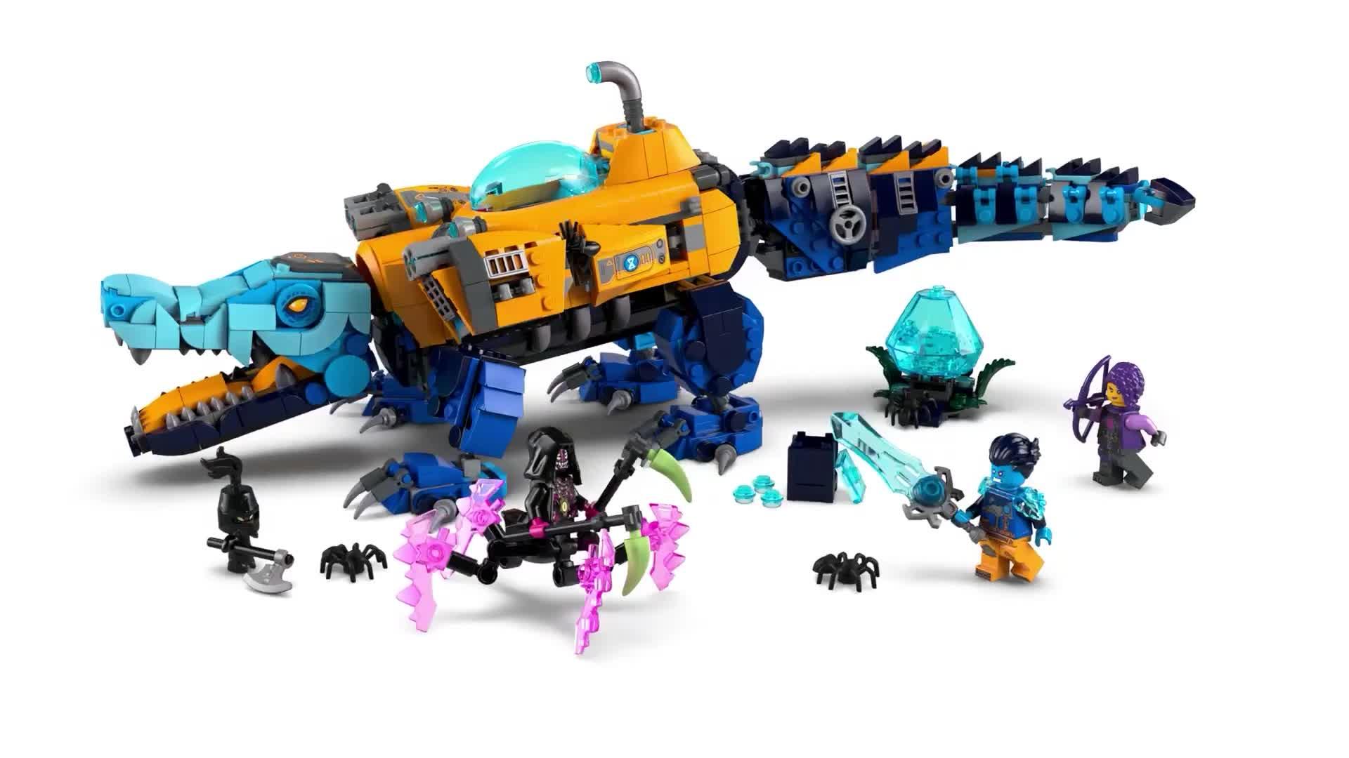 Image thumbnail 3 of 3 of LEGO DreamZzz 2in1 Crocodile Submarine Toy 71512