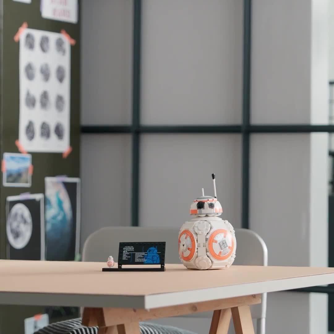 Video of lego-star-wars-bb-8-astromech-droid-figure-75452