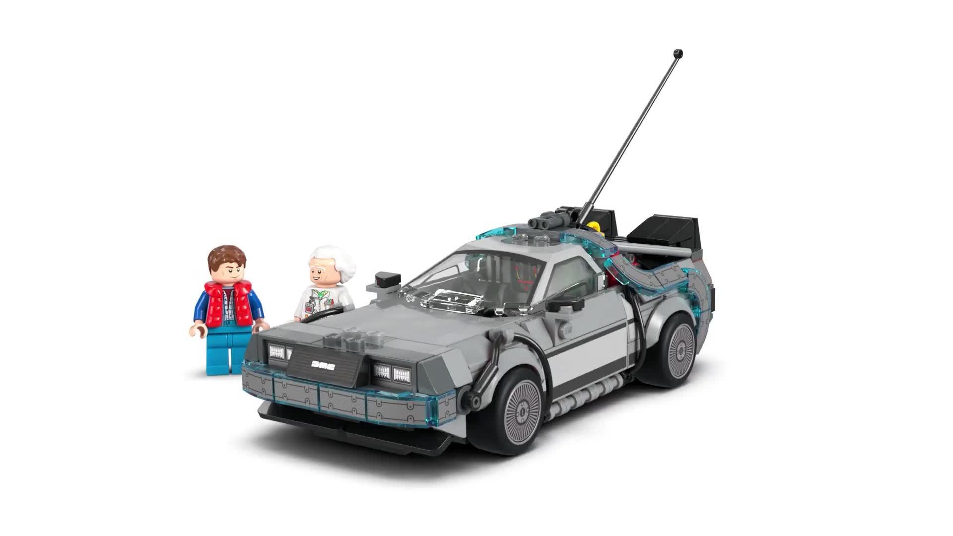 Image thumbnail 8 of 8 of LEGO Speed Champions Time Machine from Back to the Future 77256