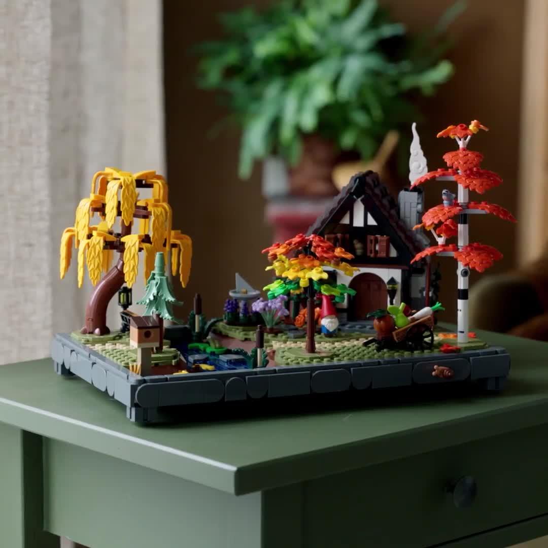 Image thumbnail 8 of 8 of LEGO Icons Autumn Cottage Garden Model Kit 11372