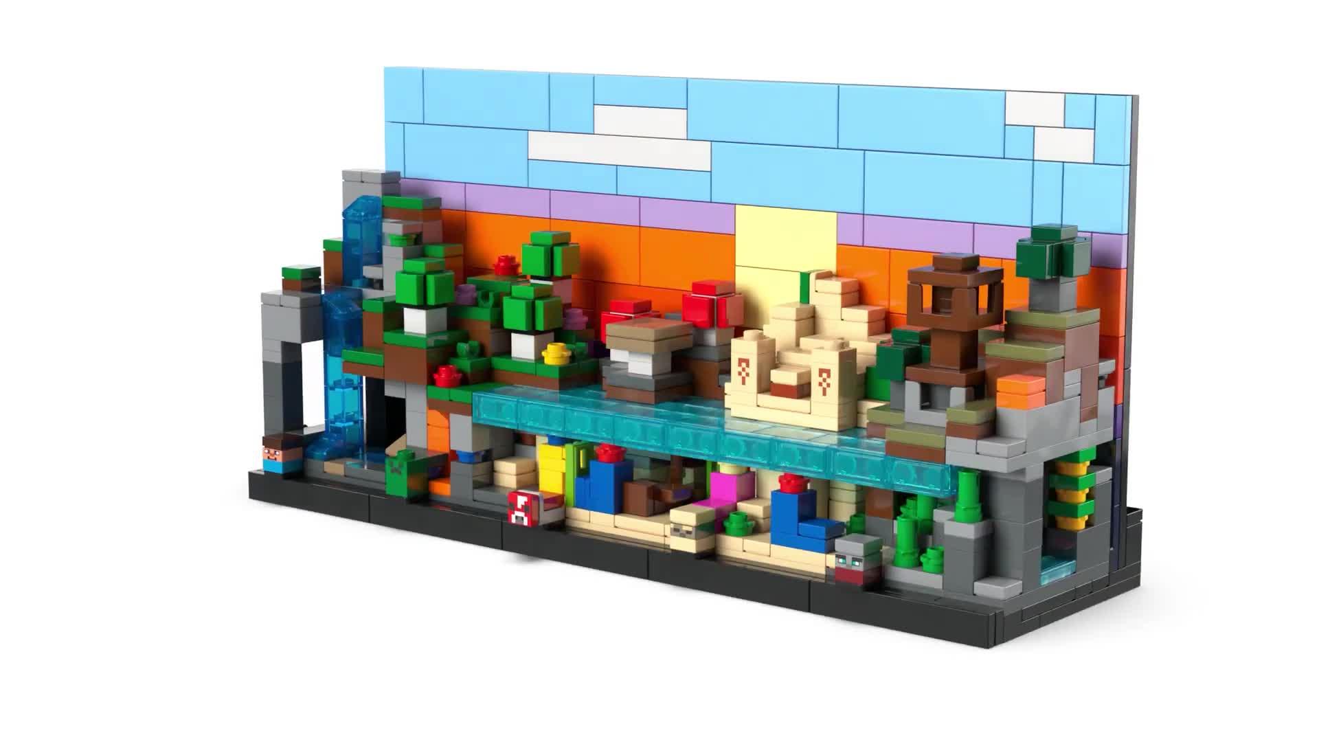 Image thumbnail 8 of 8 of LEGO Minecraft Mini Biomes Building Toy&nbsp;21589