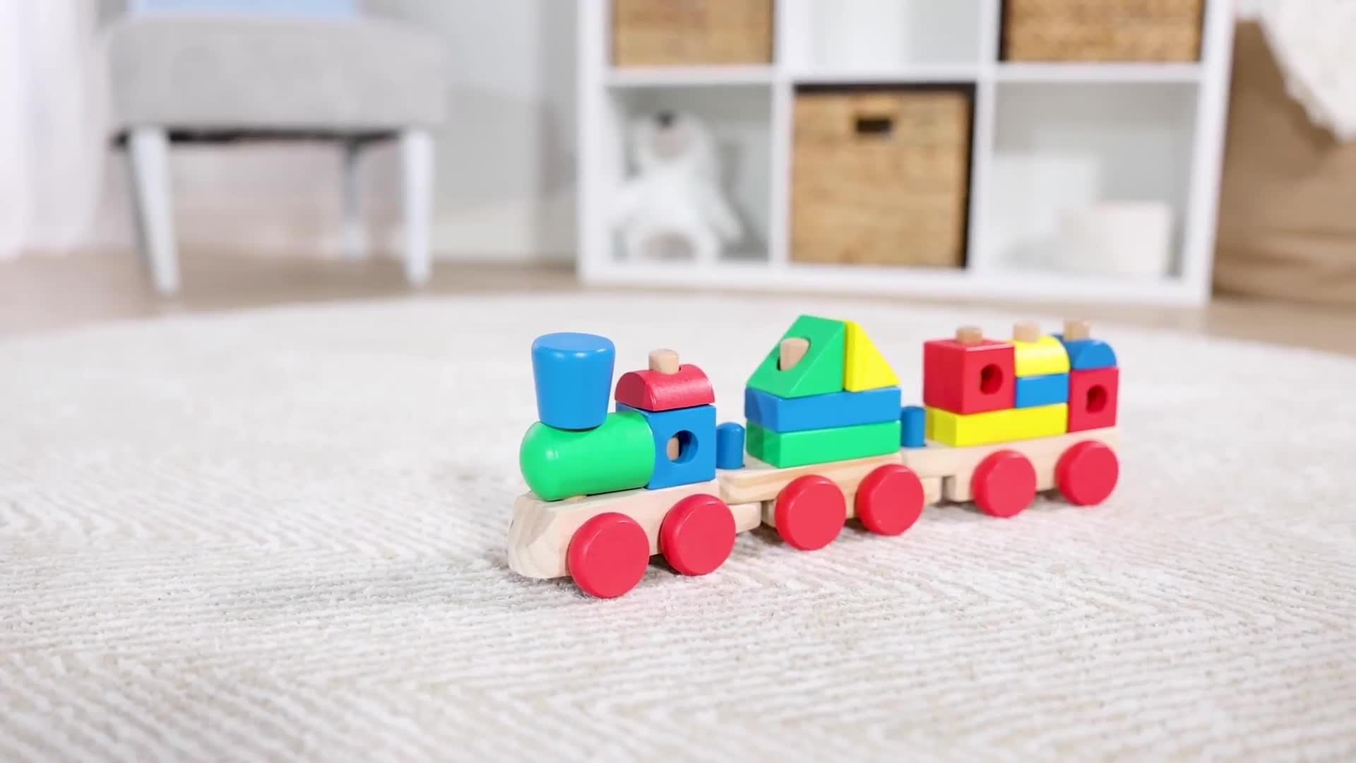 Image thumbnail 8 of 8 of Melissa & Doug Stacking Train