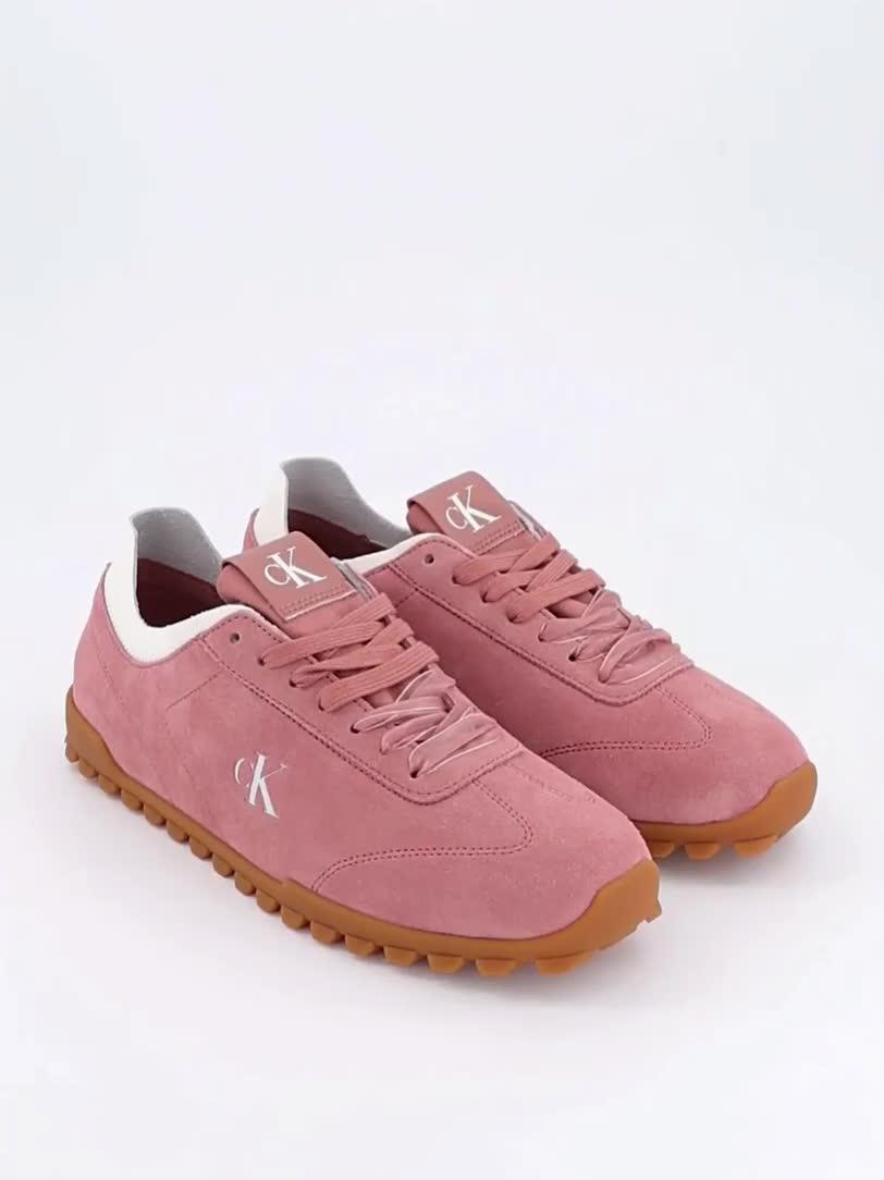 Image thumbnail 7 of 7 of Calvin Klein Suede Trainer - Pink