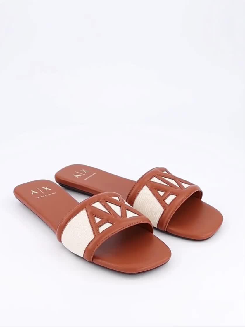 Image thumbnail 7 of 7 of Armani Exchange Sandal - Brown