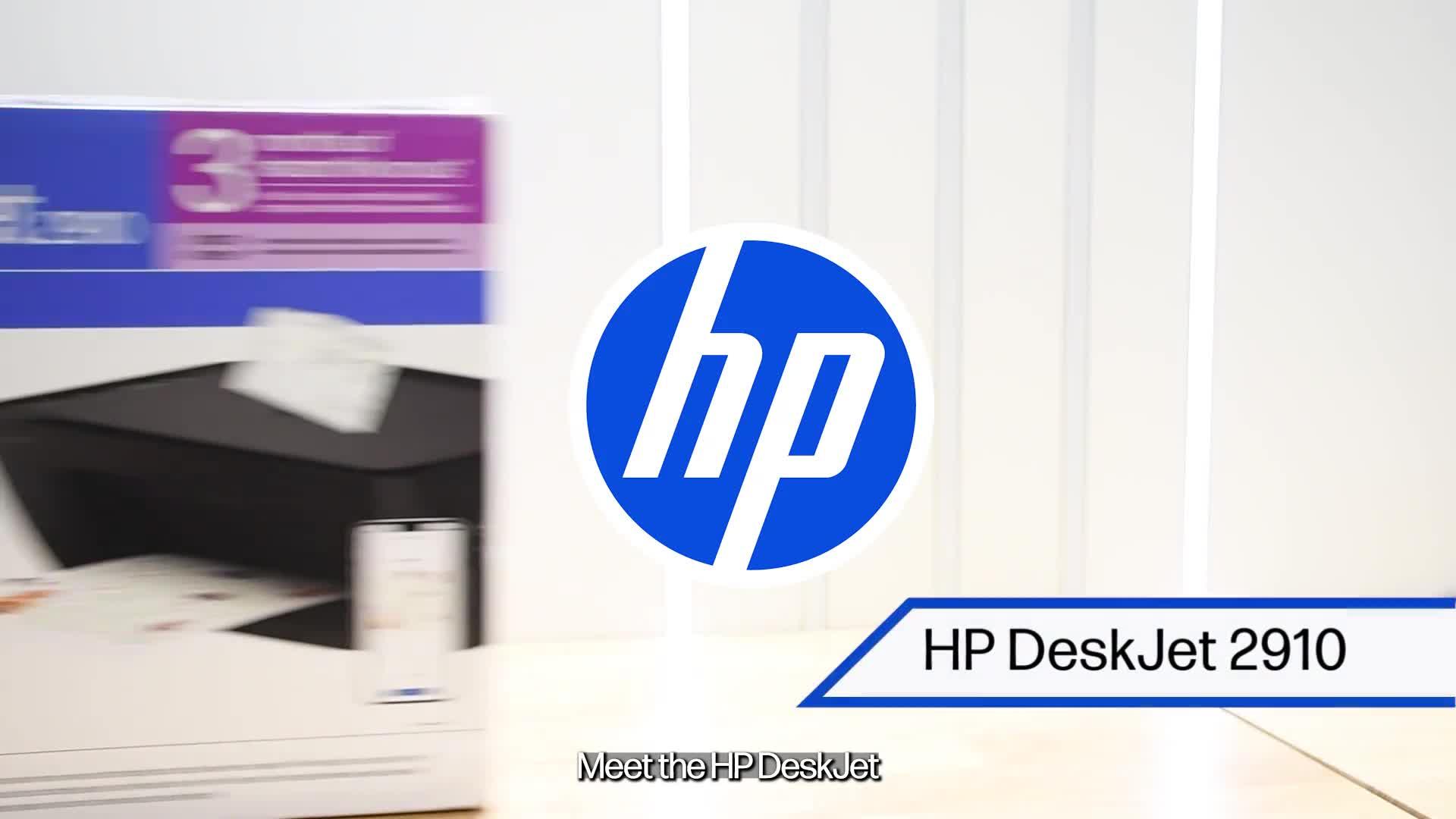 Video of hp-deskjet-2910-all-inndashone-wireless-colour-printer-with-3-months-free-instant-ink-ndash-black