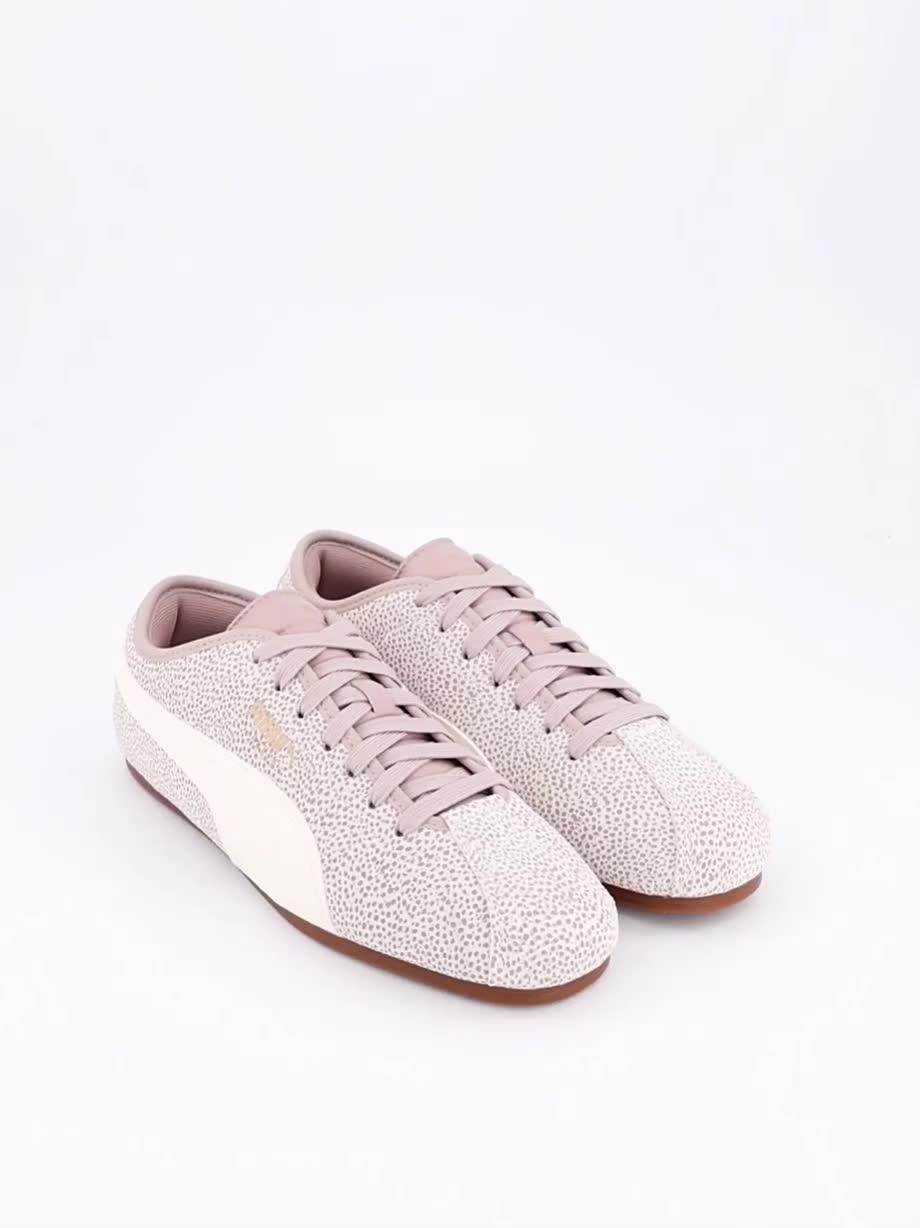 Video of puma-womens-tackle-animal-print-trainer-pink