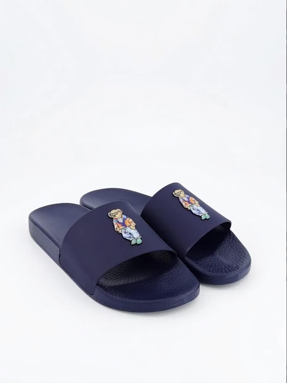 Image thumbnail 7 of 7 of Polo Ralph Lauren Bear Pool Slider - Navy