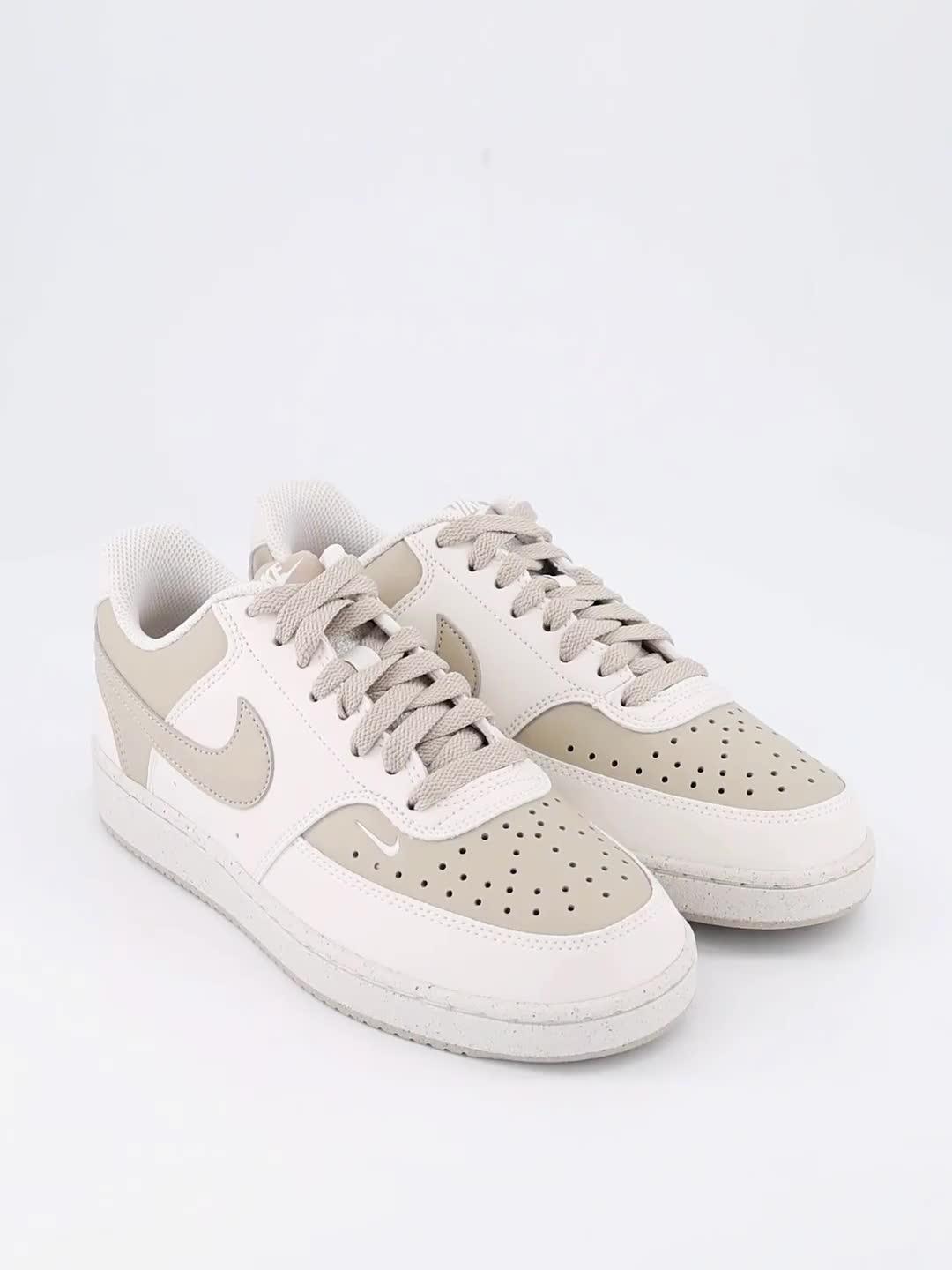 Image thumbnail 8 of 8 of Nike Womens Court Vision Low Profile Trainers - Cream