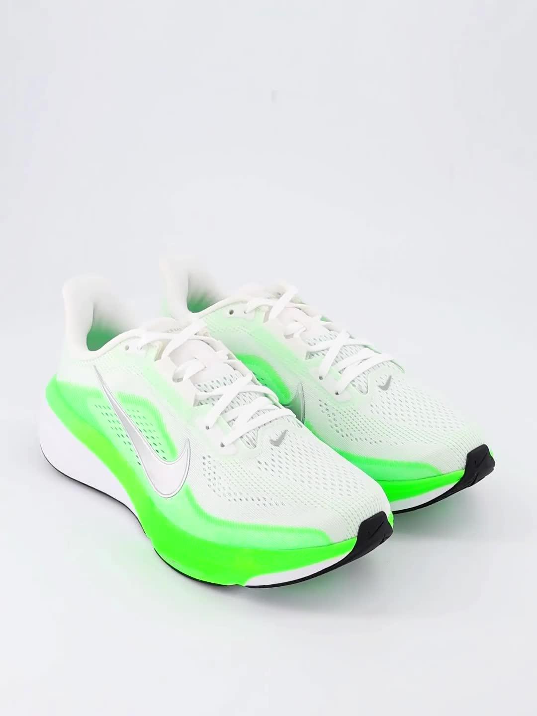 Image thumbnail 8 of 8 of Nike Womens Running Air Zoom Pegasus 42 Trainers - White/green