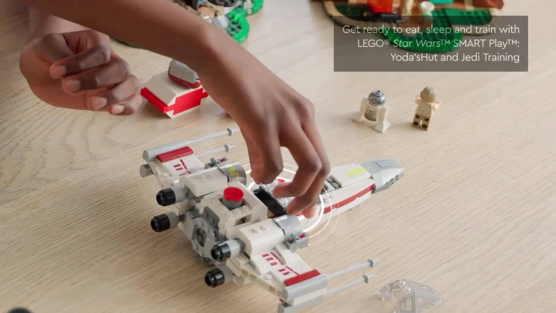 Image thumbnail 8 of 8 of LEGO Star Wars SMART Play: Yoda&rsquo;s Hut and Jedi Training 75422