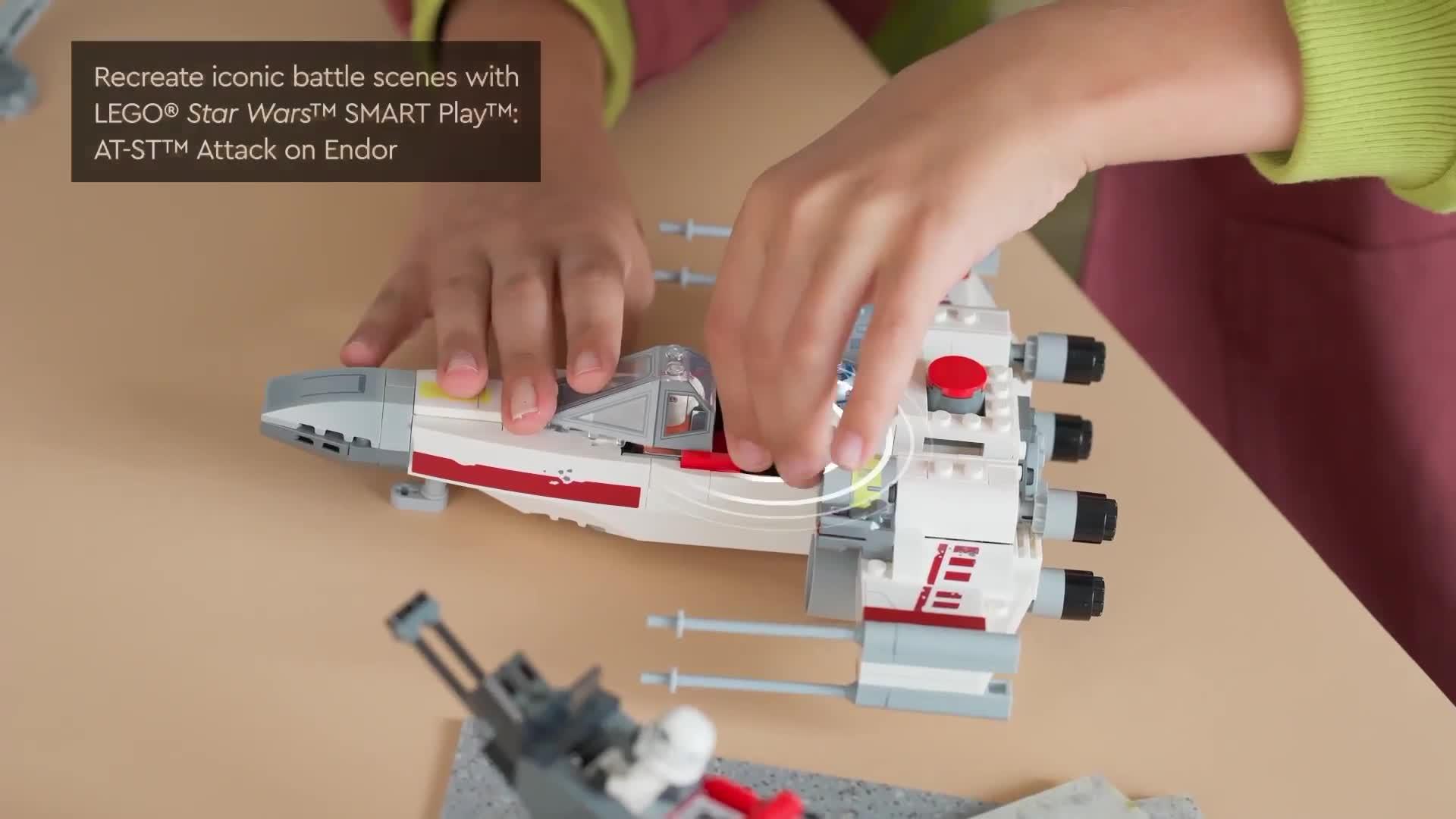 Image thumbnail 8 of 8 of LEGO Star Wars SMART Play: AT-ST Attack on Endor Set 75424