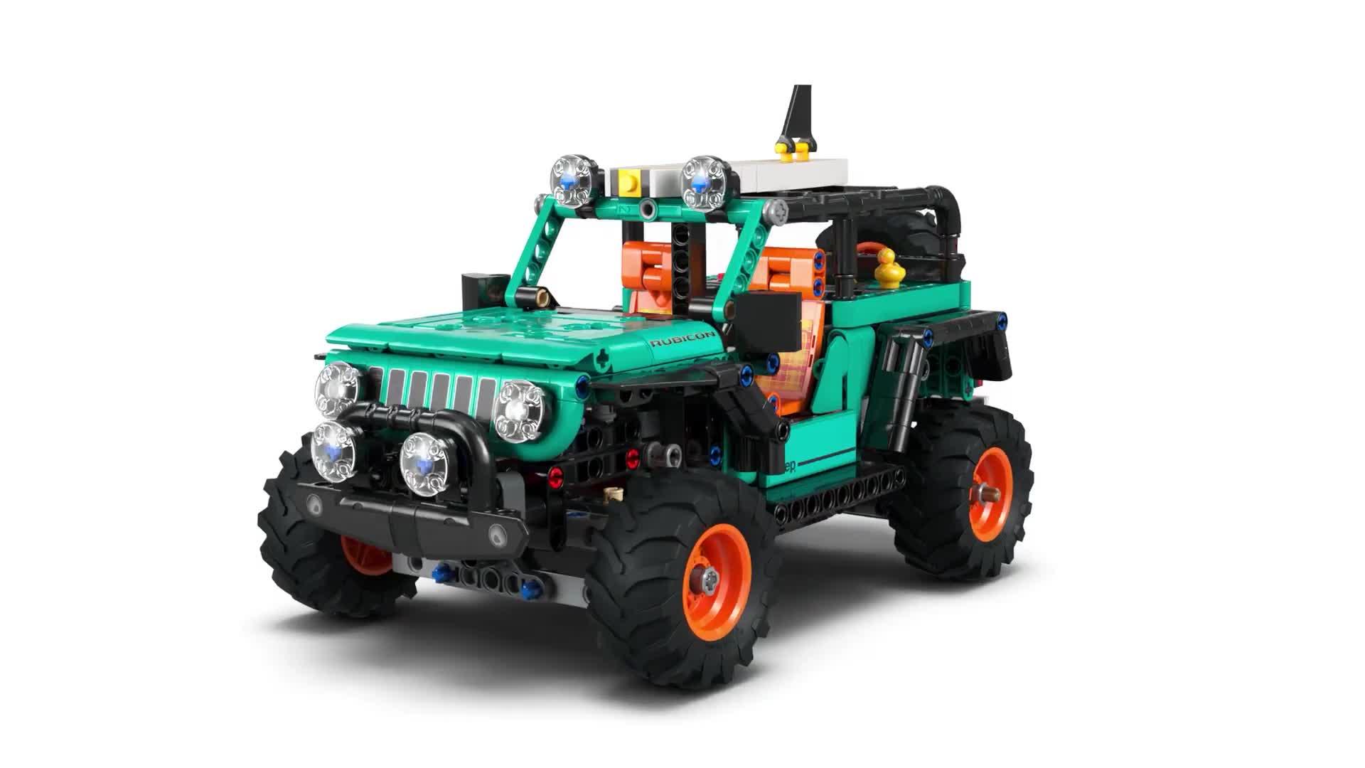 Image thumbnail 8 of 8 of LEGO Technic Jeep Wrangler Rubicon SUV Car Toy 42227