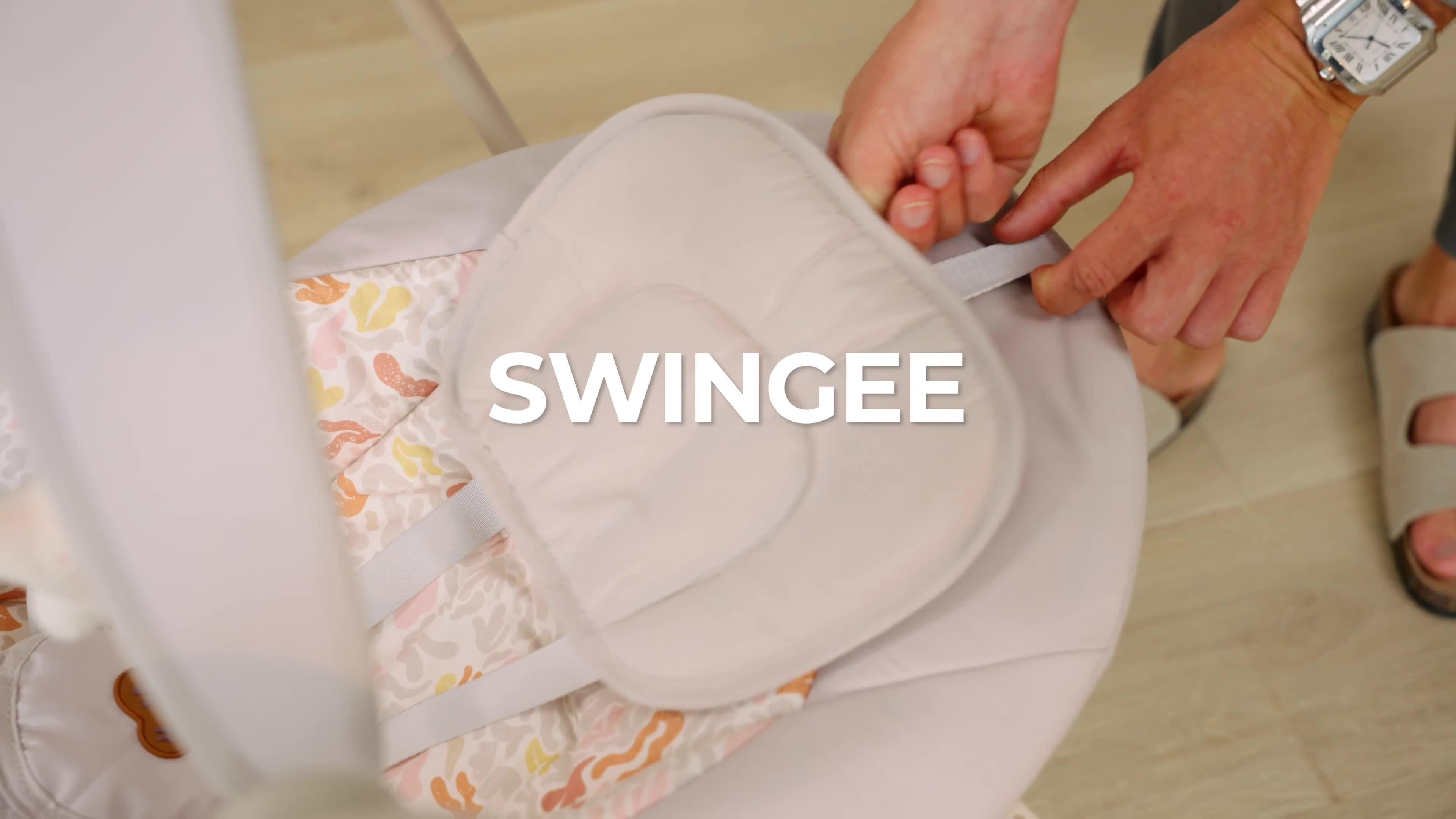 Image thumbnail 8 of 8 of Kinderkraft Swingee - Electric Rocking Swing - Grey