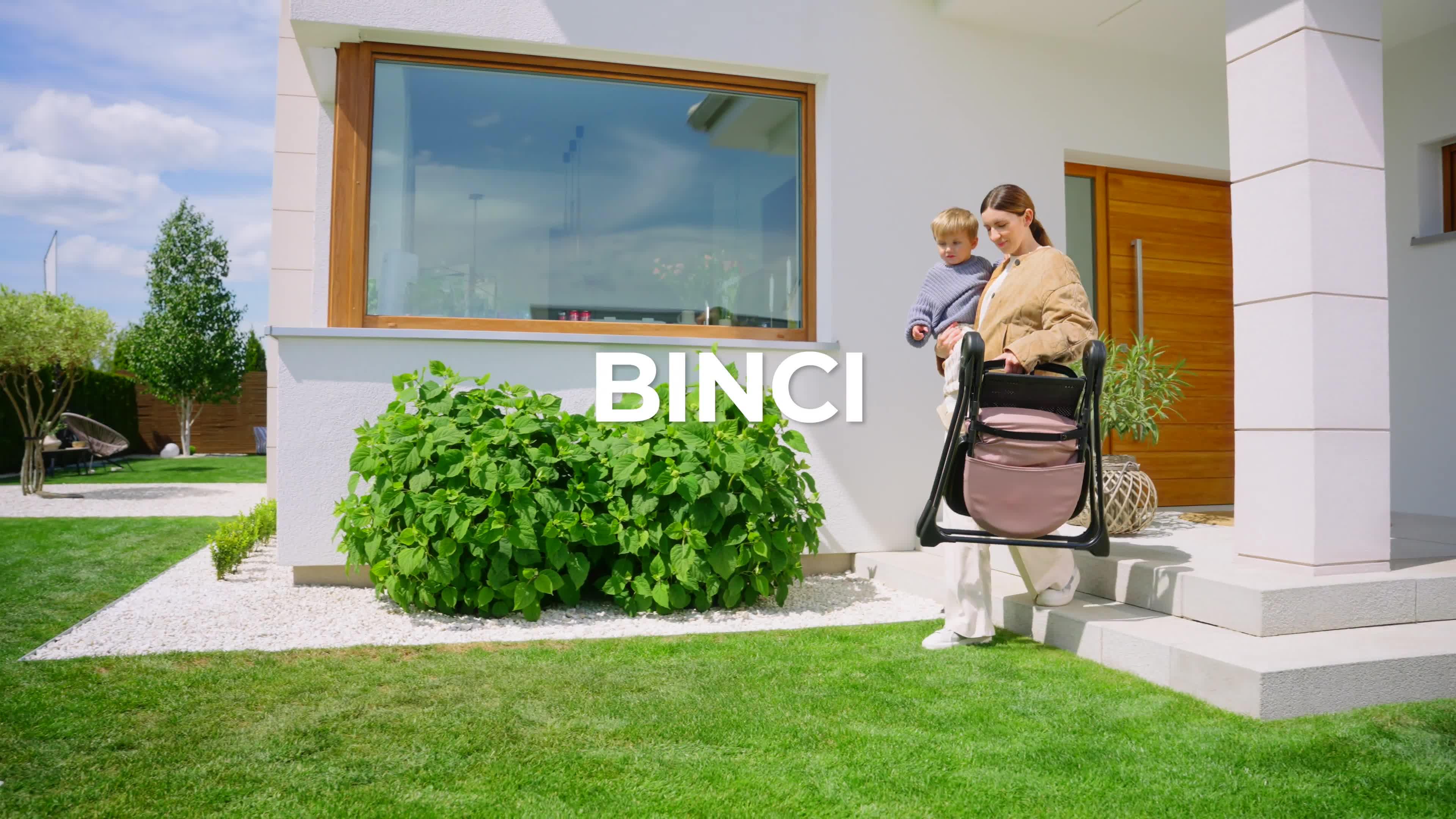 Video of kinderkraft-binci-high-chair-beige