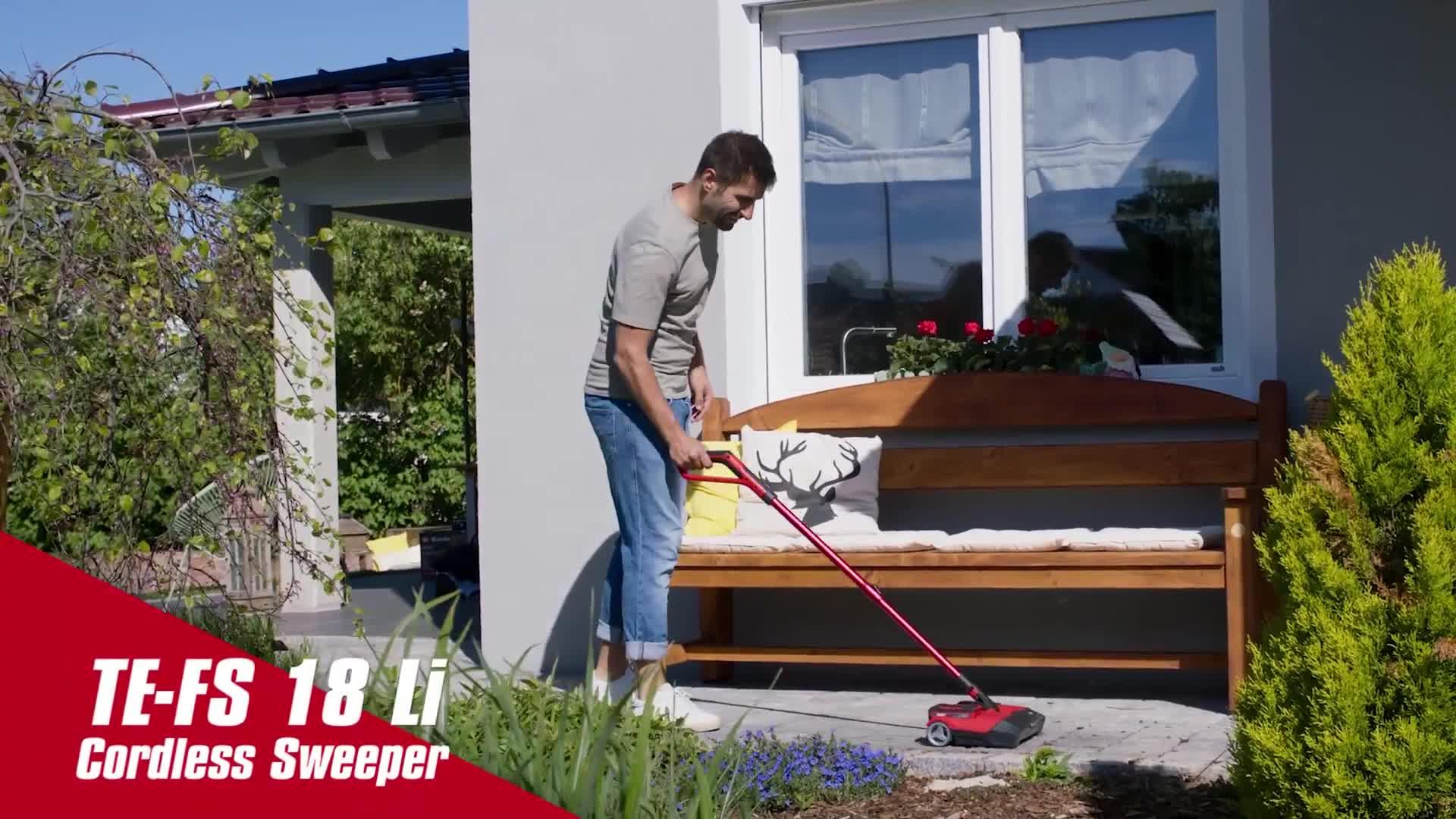 Image thumbnail 8 of 8 of Einhell PXC 18V Cordless Indoor / Outdoor Sweeper, Body Only