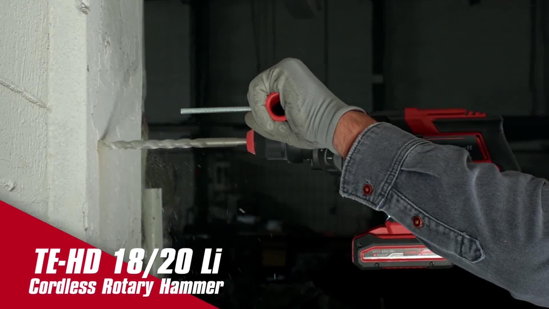 Video of einhell-pxc-18v-18j-rotary-hammer-body-only