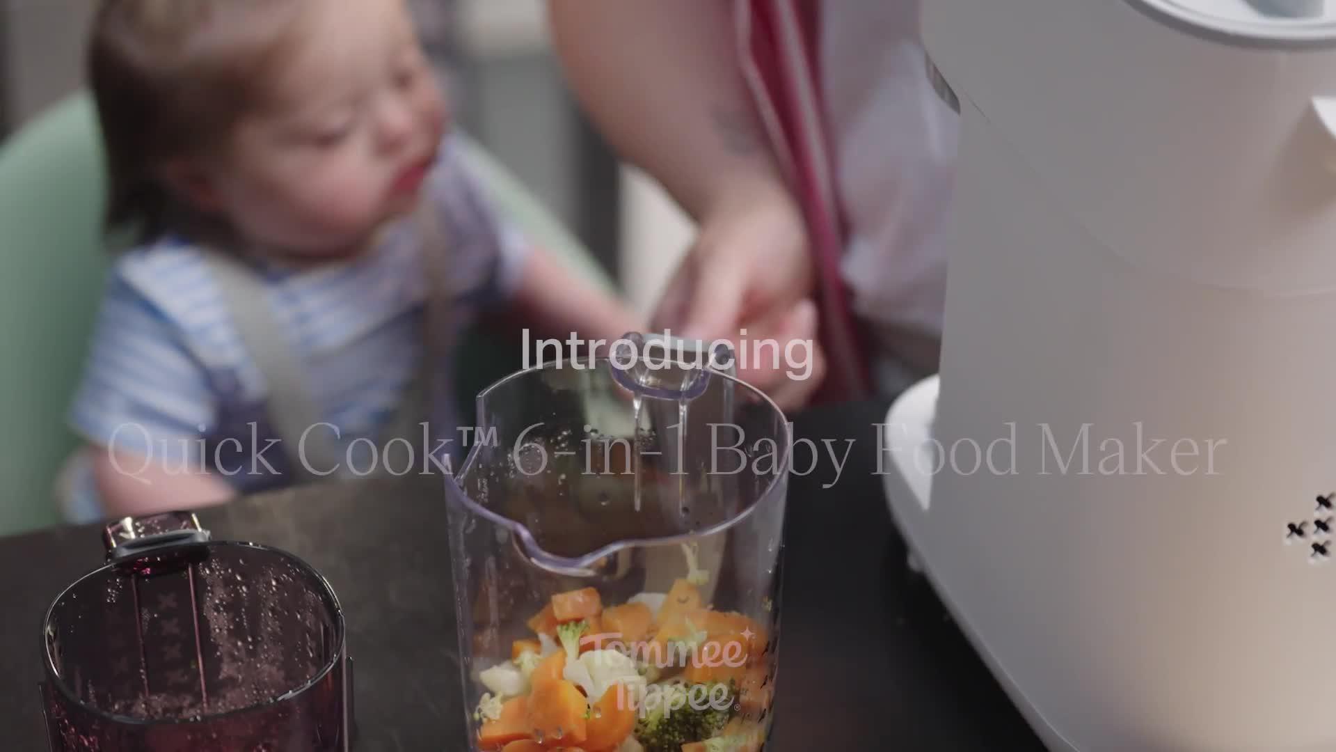 Video of tommee-tippee-tt-6-in-1-baby-food-maker-black