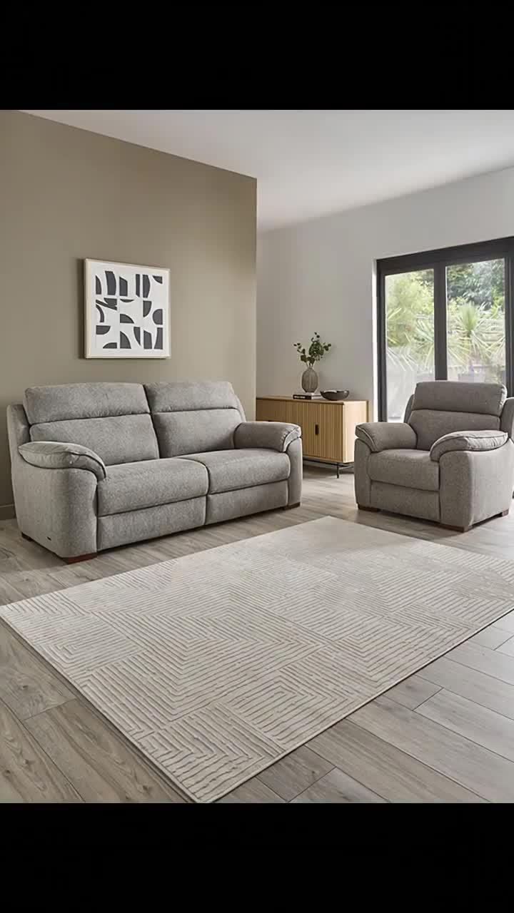 Image thumbnail 6 of 6 of The Very Collection Sander Fabric 3 Seater + Chair