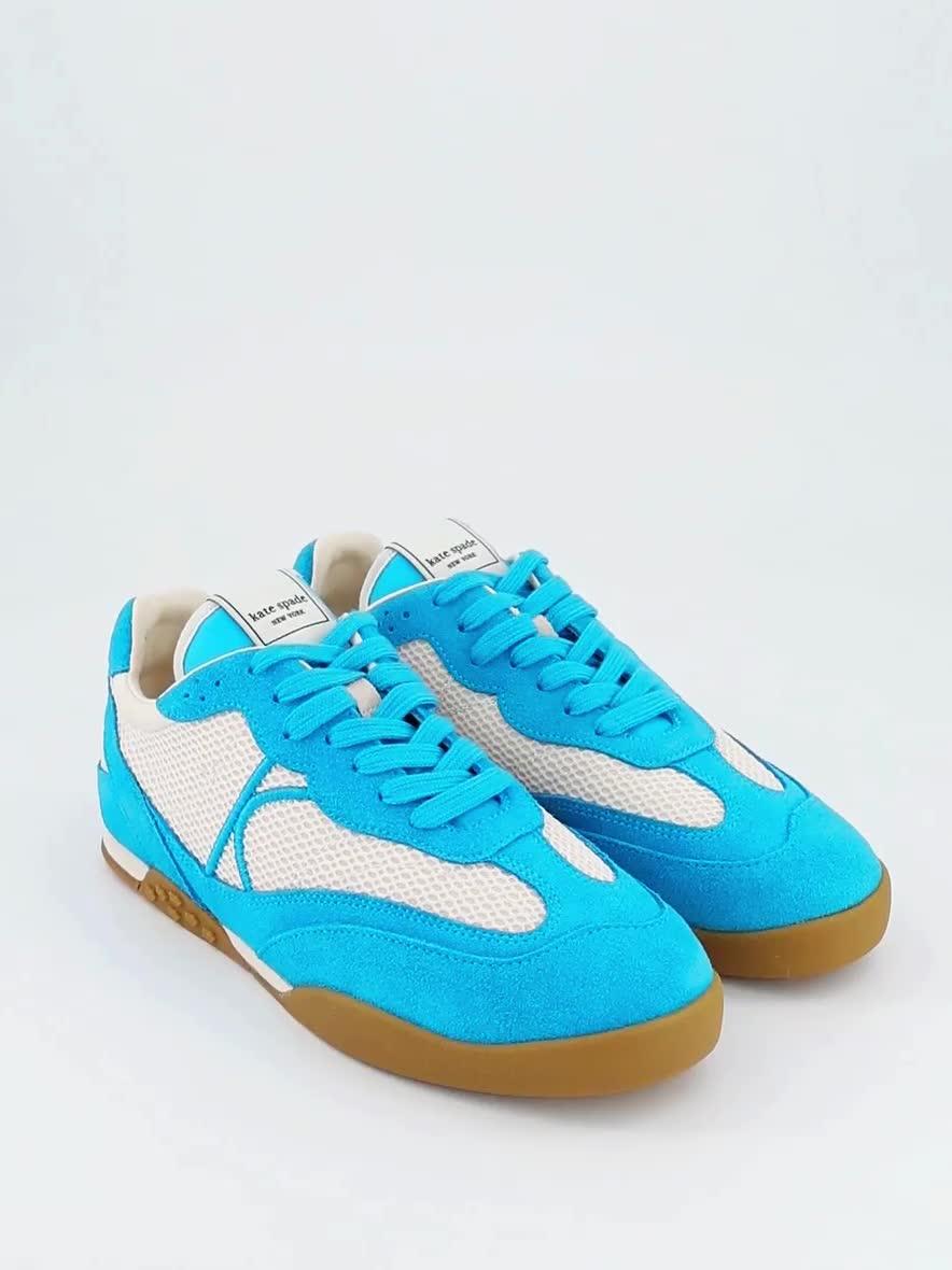 Video of kate-spade-new-york-ks-drift-open-mesh-sneaker-cream