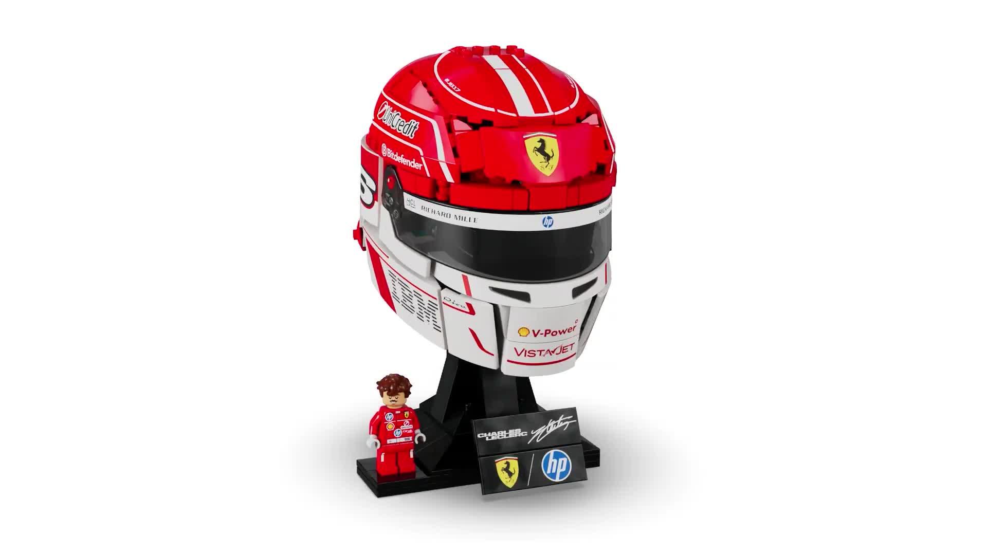 Video of lego-lego-editions-43014-scuderia-ferrari-hp-charles-leclerc-helmet-set
