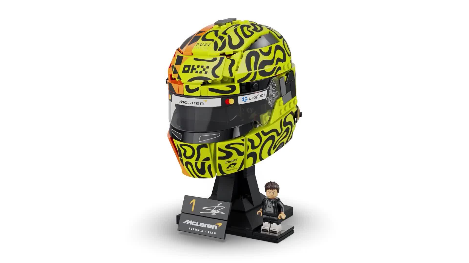 Image thumbnail 8 of 8 of LEGO Editions McLaren Mastercard F1 Team Lando Norris Helmet 43023