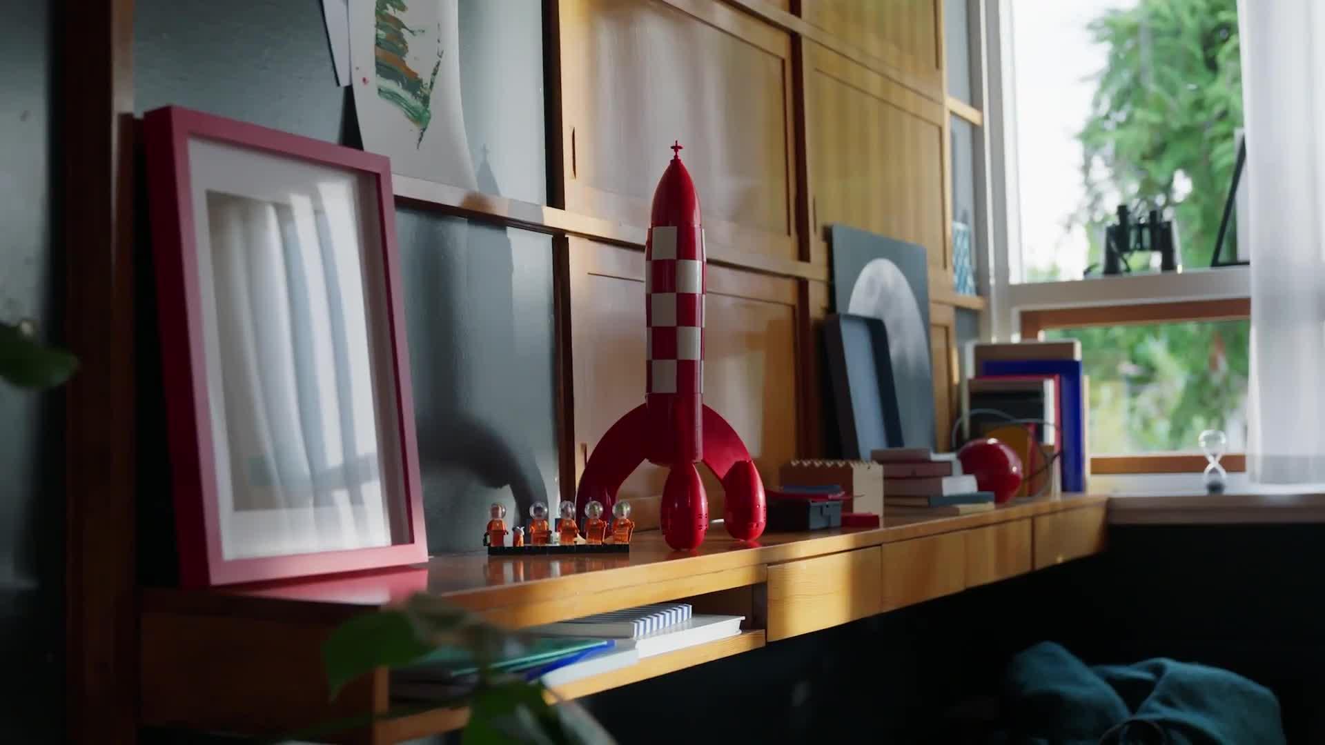 Image thumbnail 8 of 8 of LEGO Ideas Tintin&reg; Moon Rocket Building Kit 21367